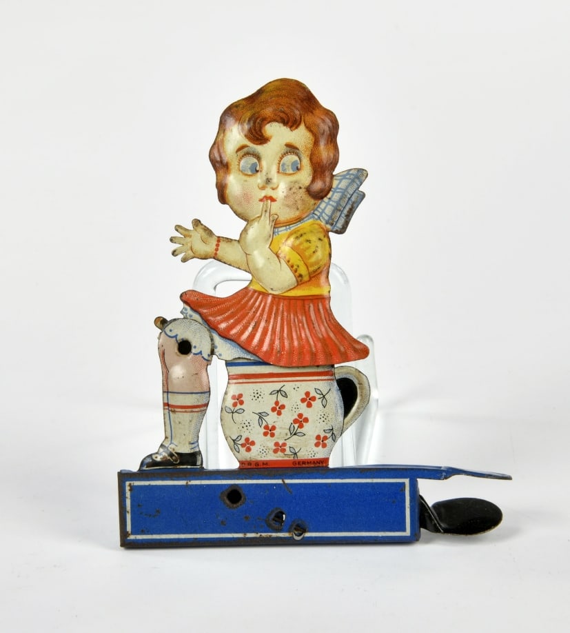 Einfalt, "Madchen in Noten" Druckspiel: Einfalt, "Madchen in Noten" Druckspiel, Germany VK,. 13 cm, Blech, LM, Z 2-
