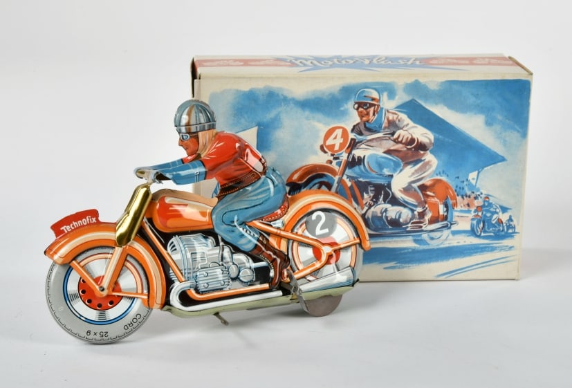 Technofix, Motorrad GE 255: Technofix, Motorrad GE 255, France, 19 cm, Blech, UW ok, Okt Z 1, Z 1-