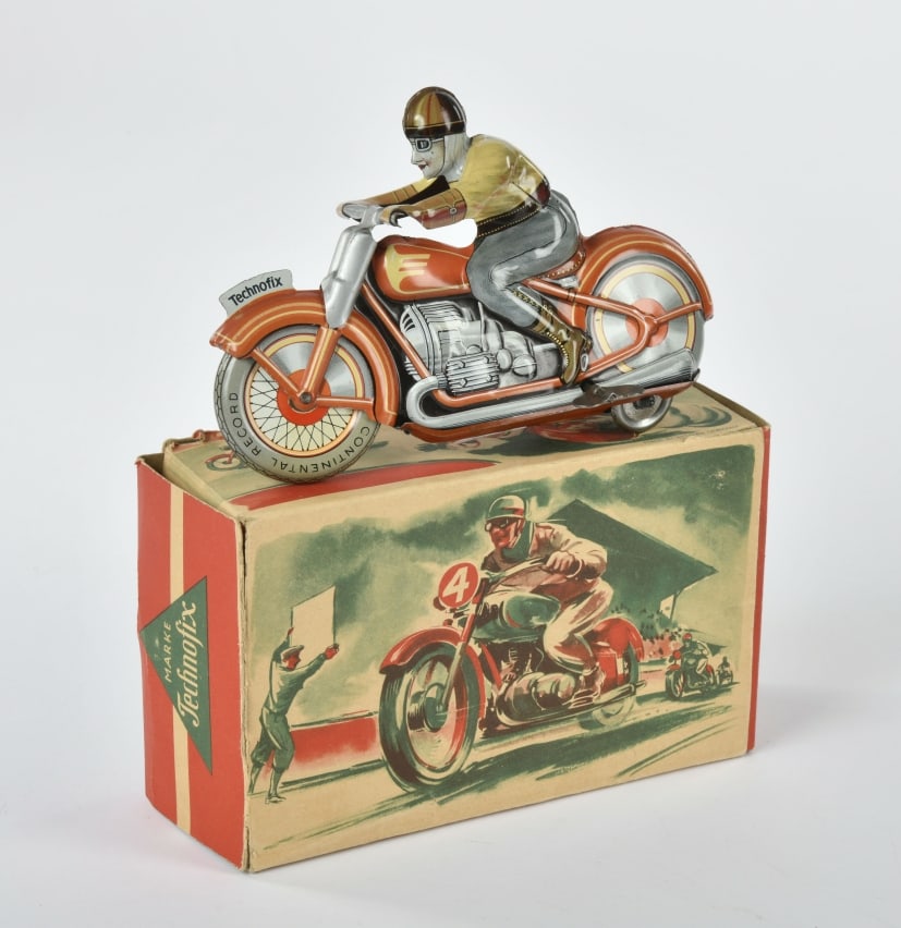 Technofix, Motorrad 258: Technofix, Motorrad 258, US Z. Germany, 18 cm, Blech, UW ok, Okt Z 1-, Z 1-