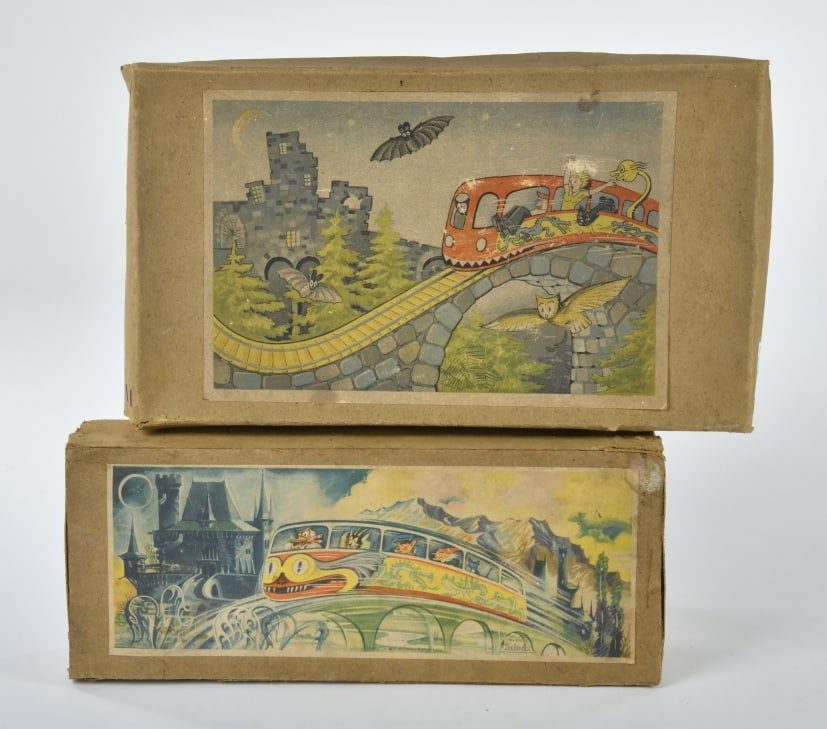 Technofix, 2x Originalkarton fur Geisterbahn: Technofix, 2x Originalkarton fur Geisterbahn, Germany, Z 2