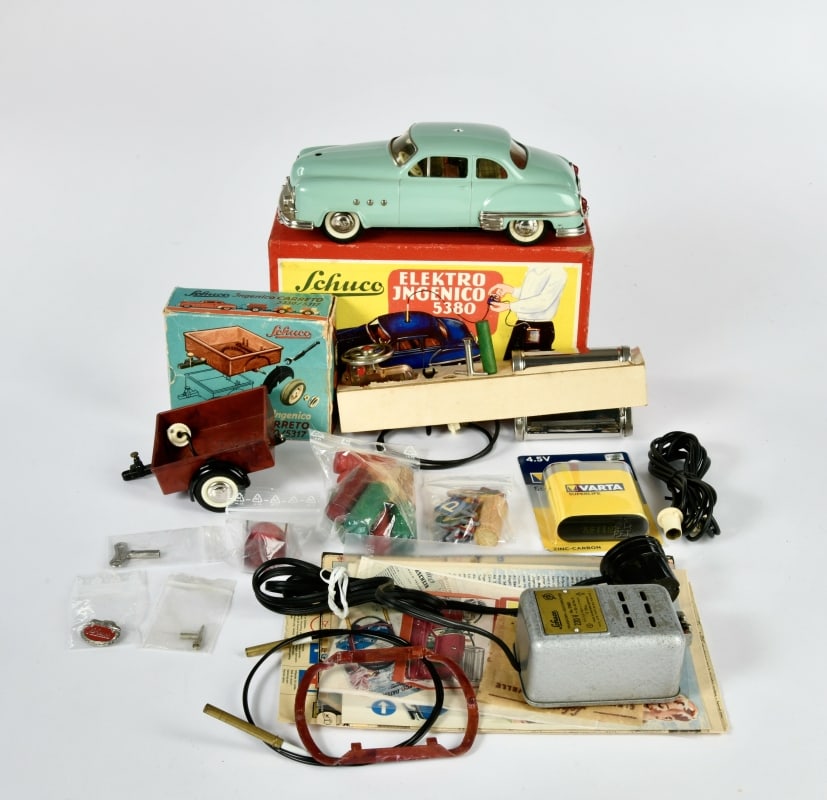 Schuco, Ingenico 5380 mit Carreto und umfangreichem Zubehor (1 of 1)