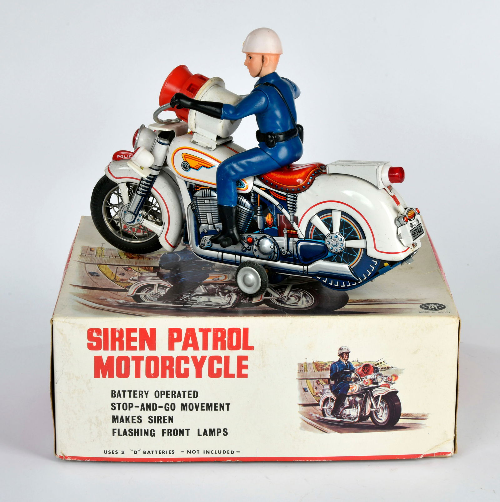 Masudaya, Siren Patrol Motorcycle (1 of 1)