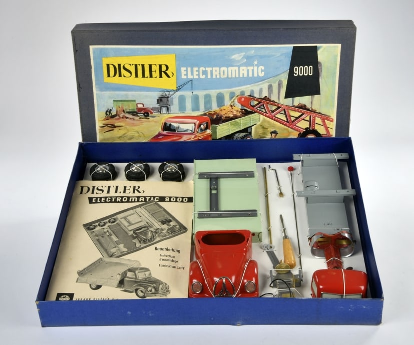 Distler, Magirus LKW 9000 Bausatz: Distler, Magirus LKW 9000 Bausatz, W.-Germany, 50x38 cm, Okt Z 1-, komplett Z 1