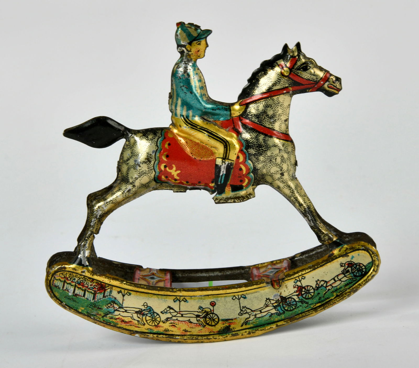 Meier, Penny Toy Junge auf Schaukelpferd: Meier, Penny Toy Junge auf Schaukelpferd, Germany VK, 10 cm, Z 1