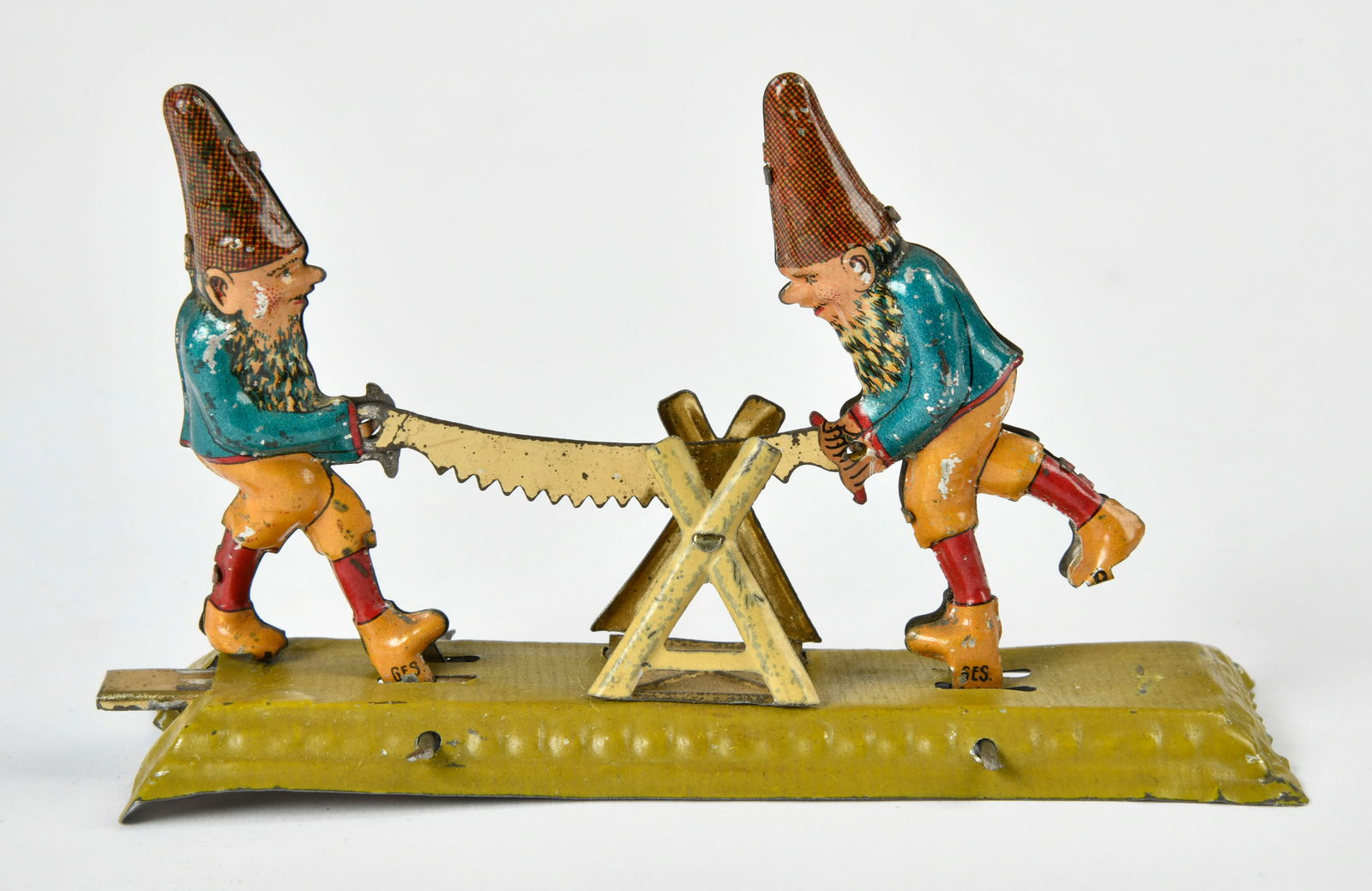 Meier, Penny Toy sagende Zwerge mit Schiebemechanik: Meier, Penny Toy sagende Zwerge mit Schiebemechanik, Germany VK, 10,5 cm, Z 2