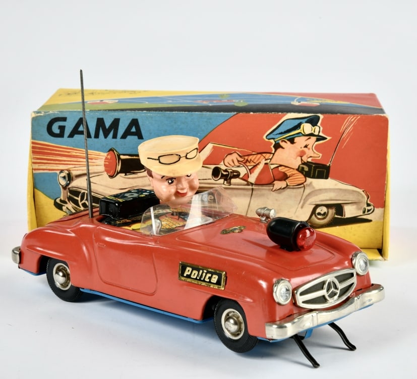 Gama, Troxi Polizeiauto Mercedes 190 SL No 104 (1 of 2)