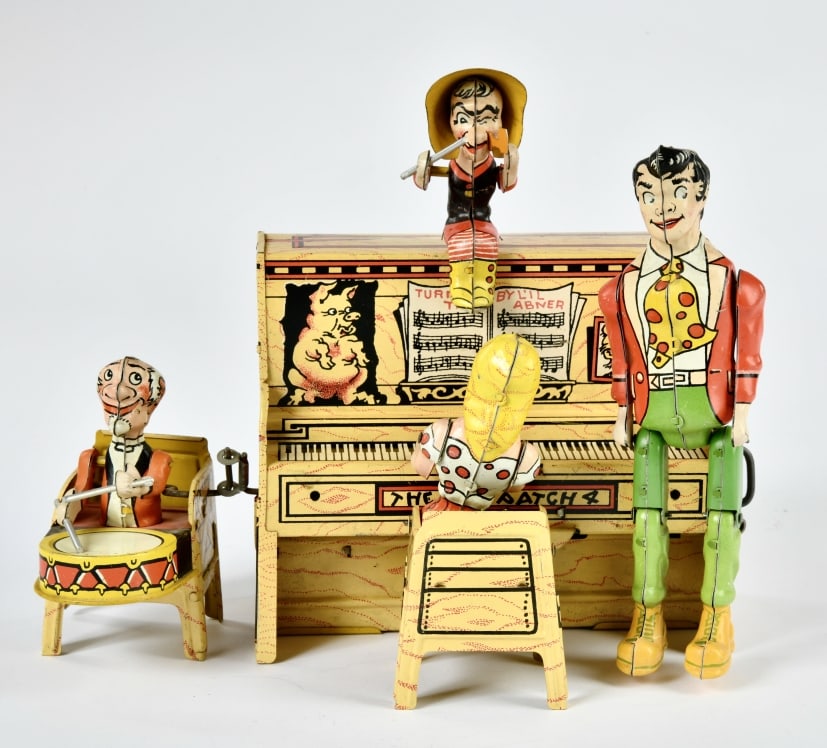 Unique Art, Lil Abner Band: Unique Art, Lil Abner Band, USA, 20x25 cm, Blech, UW ok, min. LM, Z 2