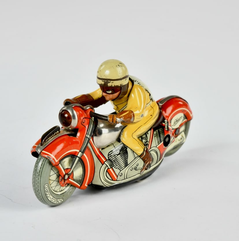 Schuco, Motorrad Mirakomot: Schuco, Motorrad Mirakomot, W.-Germany, 12,5 cm, Blech, UW ok, LM, Z 2
