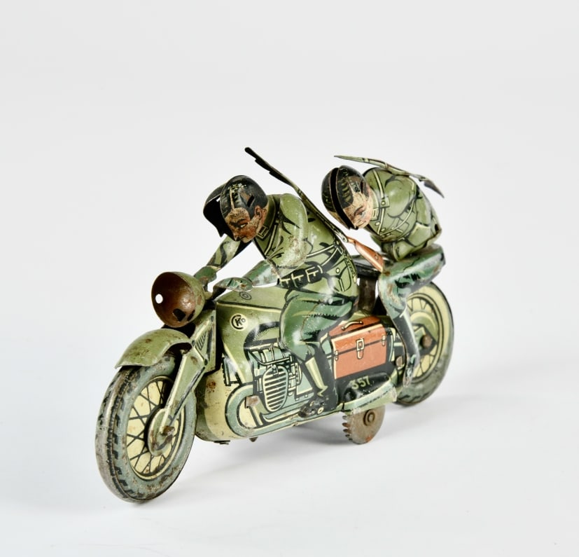 CKO Kellermann, Wehrmacht Sozius Motorrad: CKO Kellermann, Wehrmacht Sozius Motorrad, Germany VK, 14,5 cm, Fehlteile, Z 4