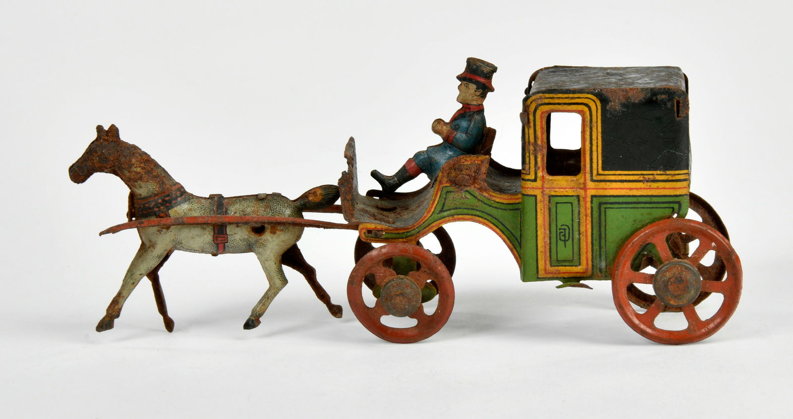 Fischer, Penny Toy Einspanner mit Kutscher (1 of 1)