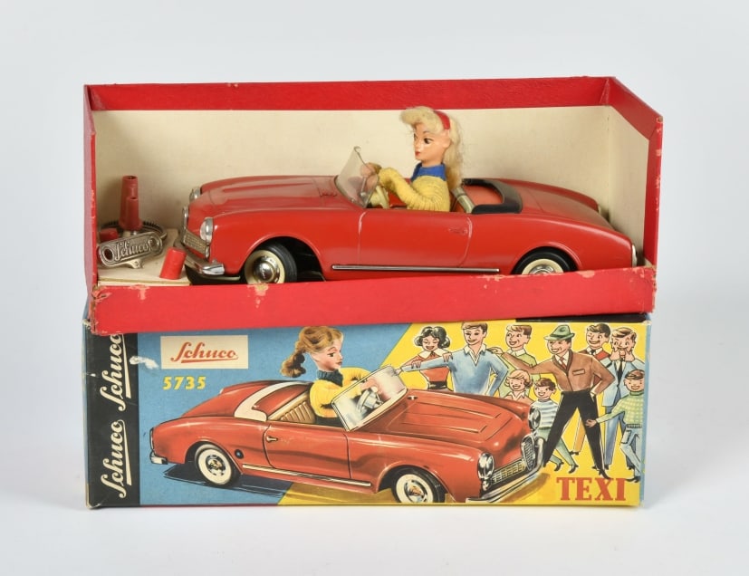 Schuco, Texi: Schuco, Texi, W.-Germany, 24 cm, Blech, UW ok, Okt Z 1-, Z 1-