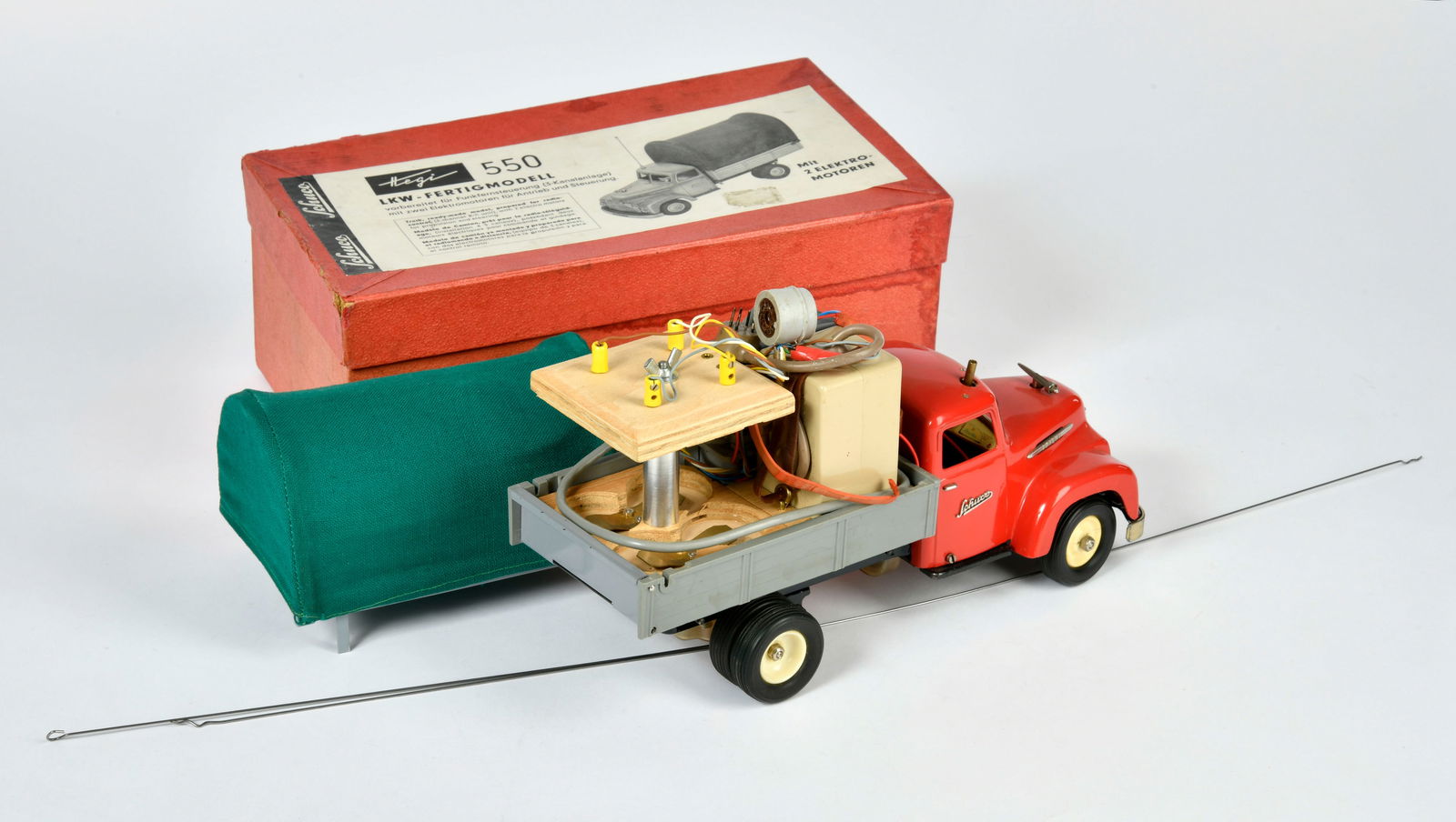 Schuco, LKW Hegi 550: Schuco, LKW Hegi 550, W.-Germany, 27 cm, Blech, Antrieb nicht gepruft, Okt Z 1-, Z 1-