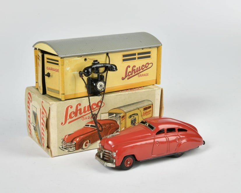 Schuco, Garage 1500 + Patent Auto 1750 (1 of 1)