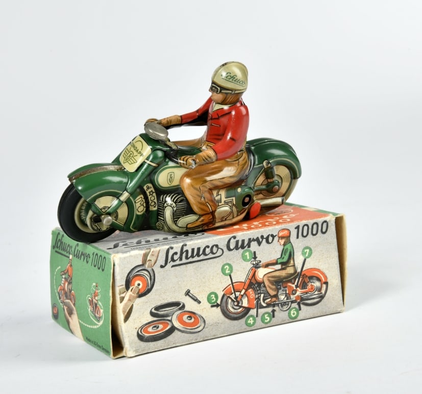 Schuco, Motorrad Curvo, Zundapp Aufdruck (1 of 2)