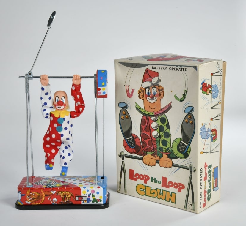 TN Nomura, Loop the Loop Clown: TN Nomura, Loop the Loop Clown, Japan, 25 cm, GemBw, Okt Z 1-, Z 1