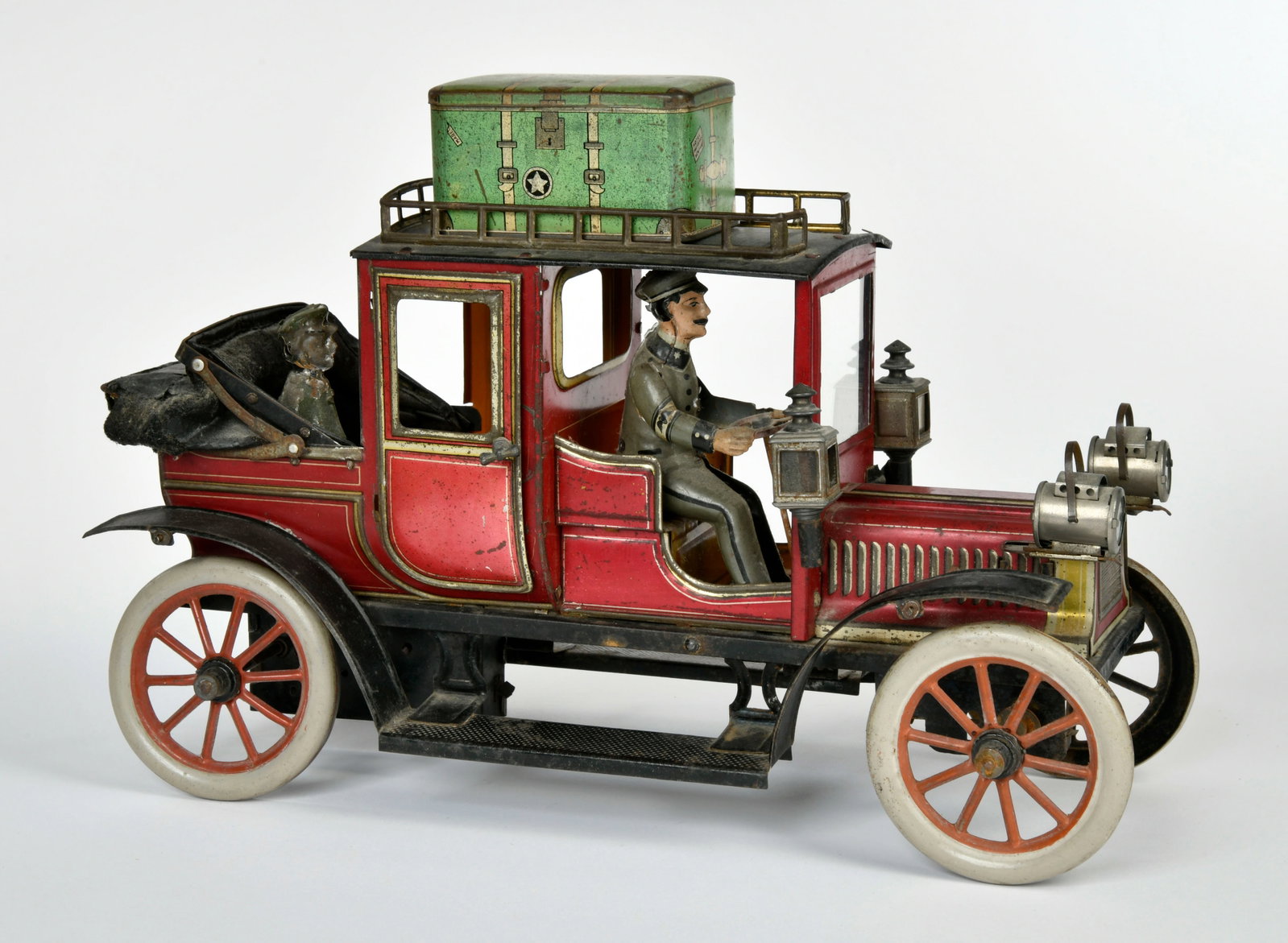 Carette, Landaulet Limousine: Carette, Landaulet sedan car, Germany pw, 31 cm, cw ok, paint d.