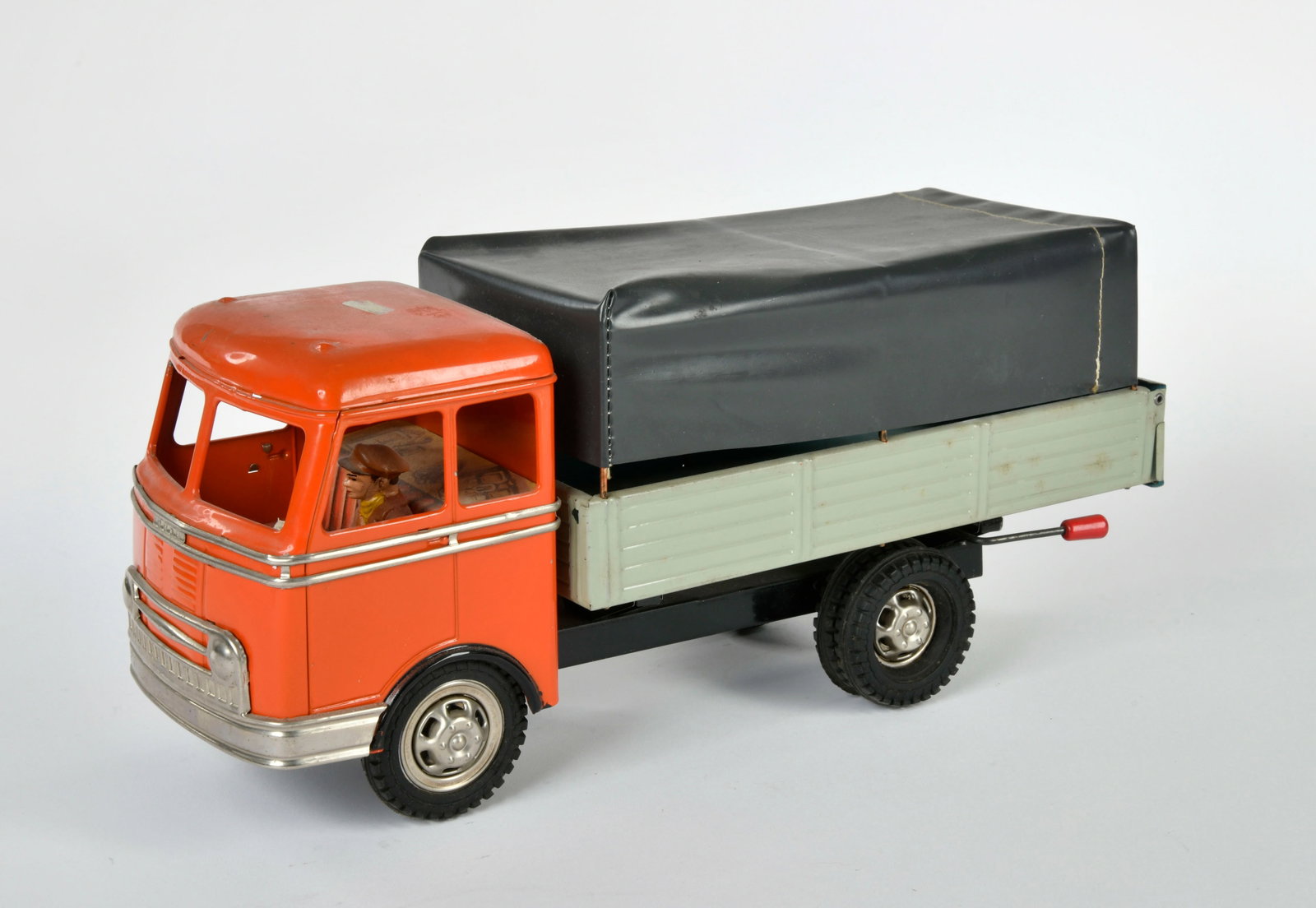 Goso, LKW mit Plane: Goso, truck with tarpaulin, W.-Germany, 32,5 cm, friction ok, C 1-2