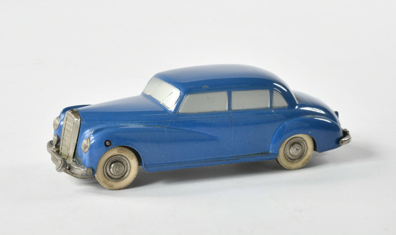 Prameta, Mercedes: Prameta, Mercedes, Brit. Zone, 14 cm, metallic blue, cw ok, paint d., C 2-