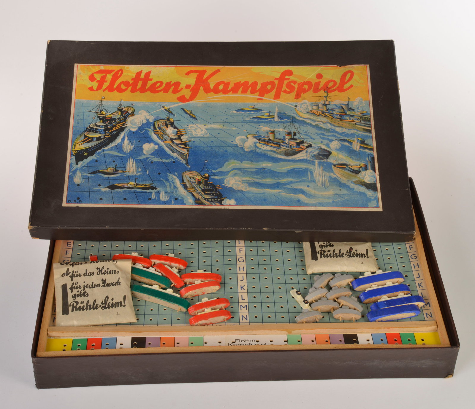 Flotten-Kampfspiel: Flotten-Kampfspiel, Germany pw, 59x37 cm, wood, very good condition
