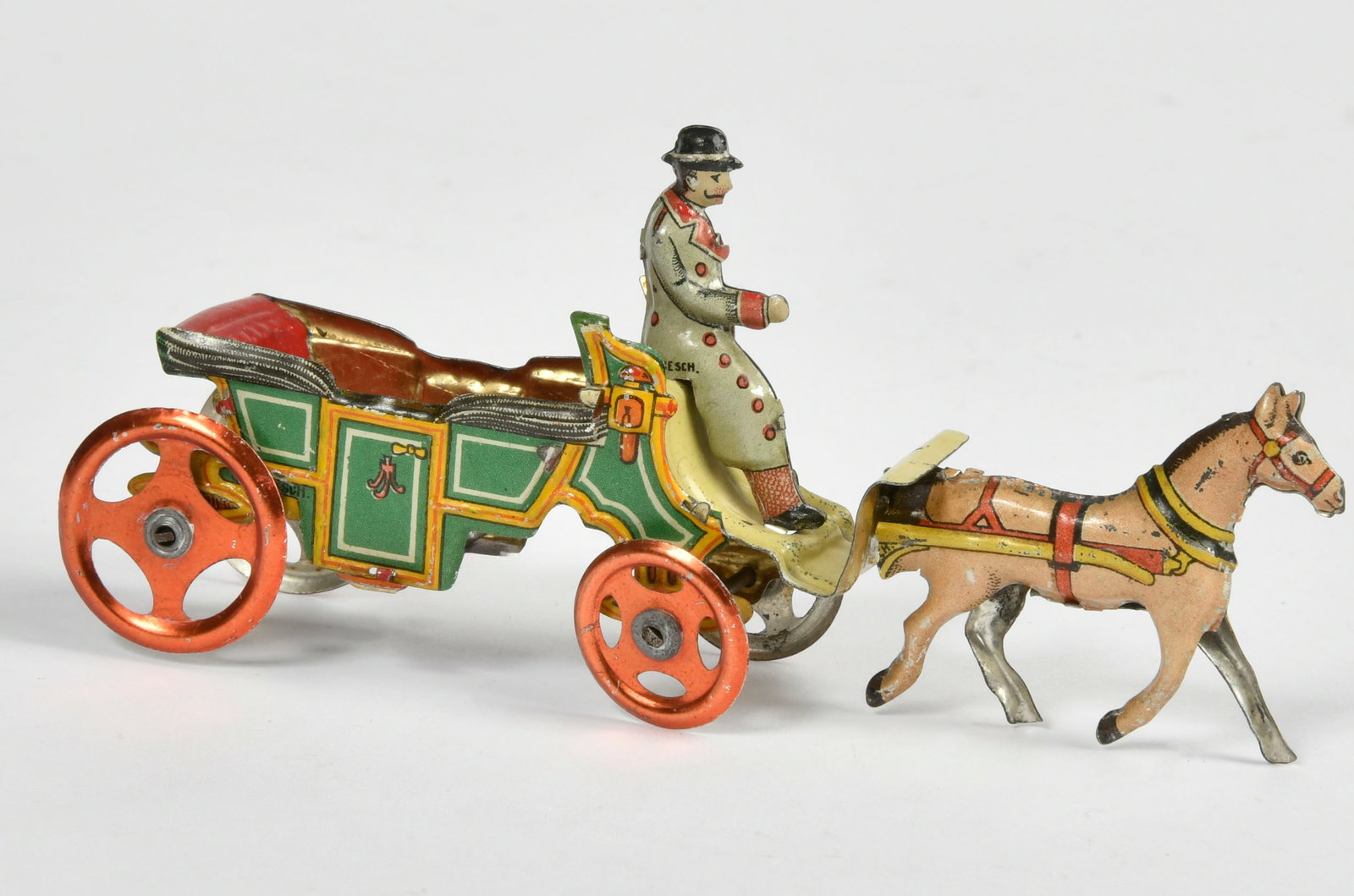 Penny Toy Kutsche: Penny Toy Kutsche, Germany VK, 13 cm, Blech, Z 1