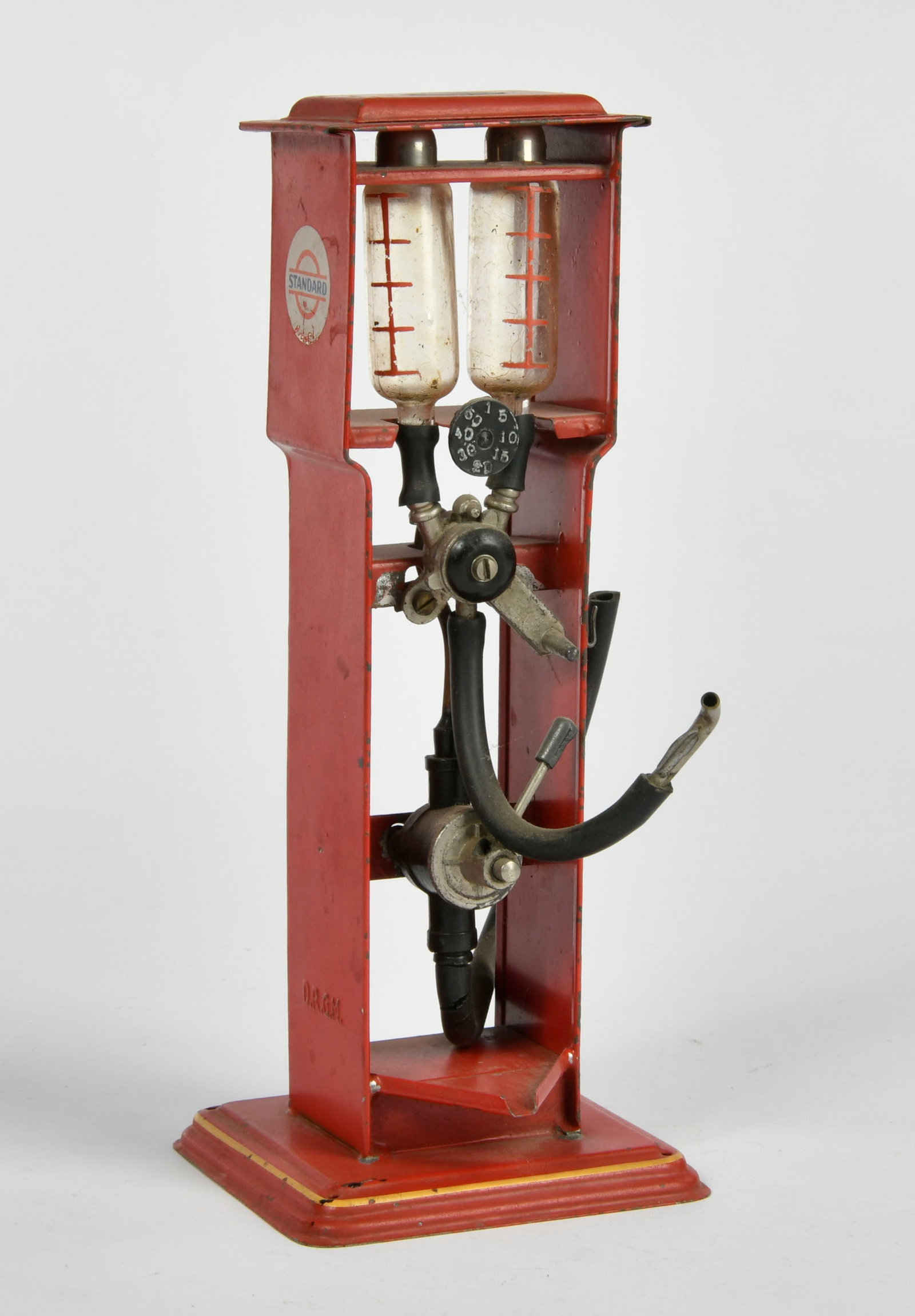 Doll, Zapfsaule "Standard": Doll, Zapfsaule "Standard", Germany VK, 21 cm, Blech, LM, Z 2