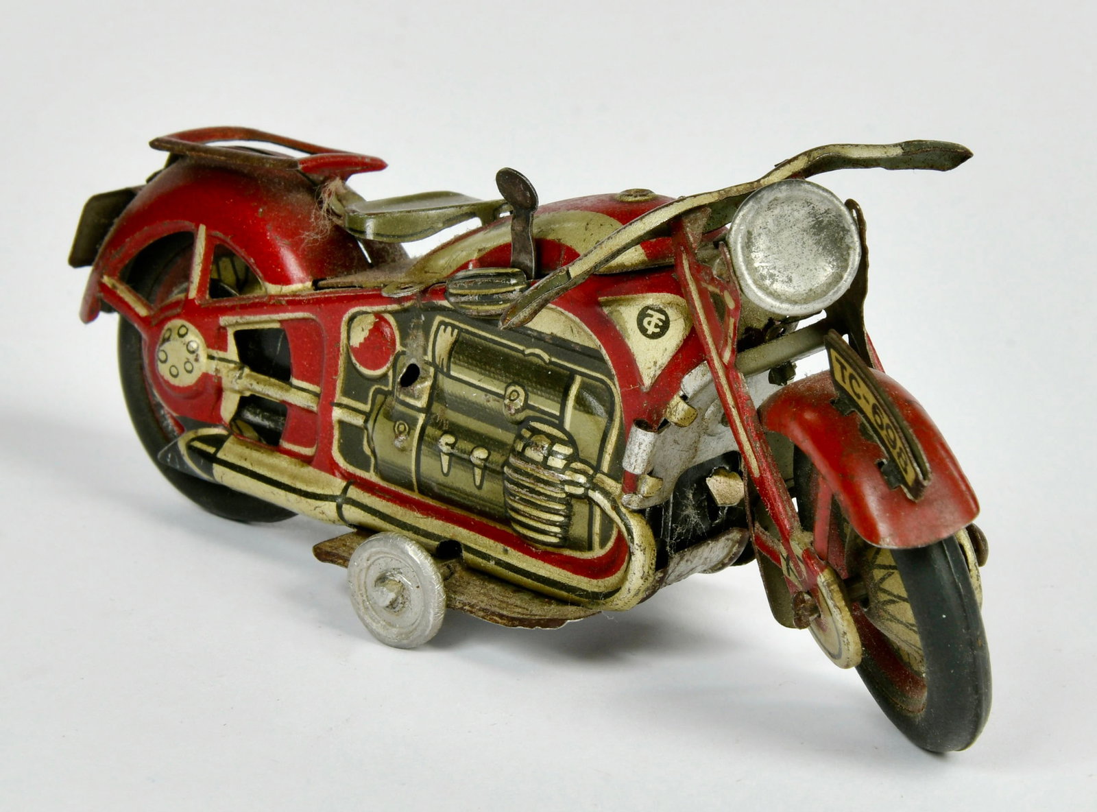 Tippco, Motorrad 698: Tippco, Motorrad 698, Germany VK, 13 cm, Blech, UW ok, LM, Z 2