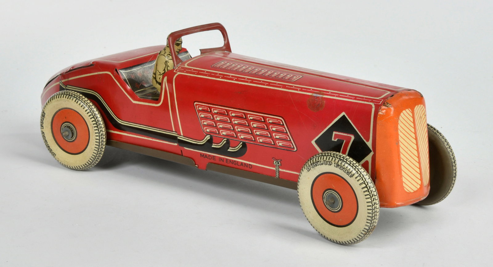 Mettoy, Rennwagen: Mettoy, Rennwagen, England, 31 cm, Blech, UW ok, Z 2+