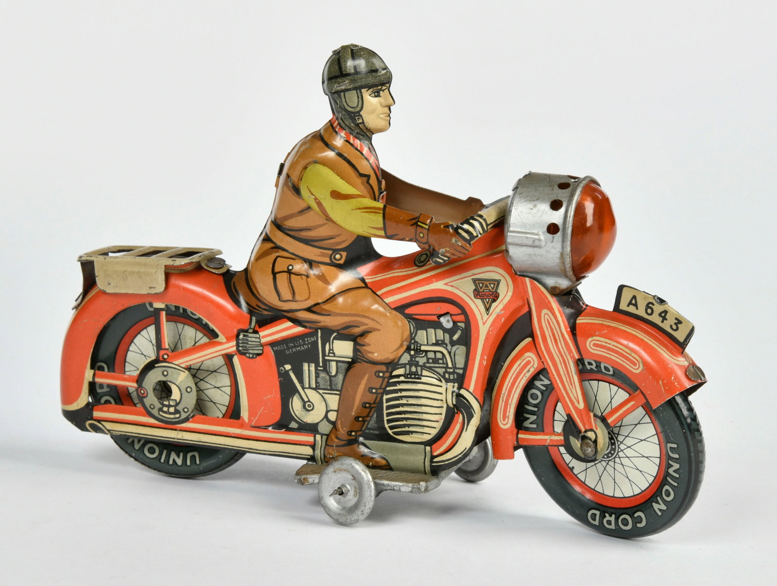 Arnold, Motorrad A 643: Arnold, Motorrad A 643, US Z. Germany, 20 cm, Blech, UW ok, Z 1-2