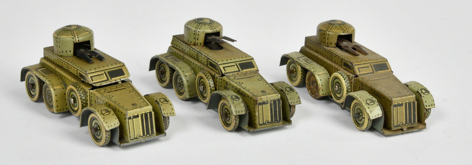 CKO Kellermann, 3x Panzerauto: CKO Kellermann, 3x Panzerauto, Germany VK, 10cm, Blech, UW ok, 1x ohne UW, LM, Z 2-3