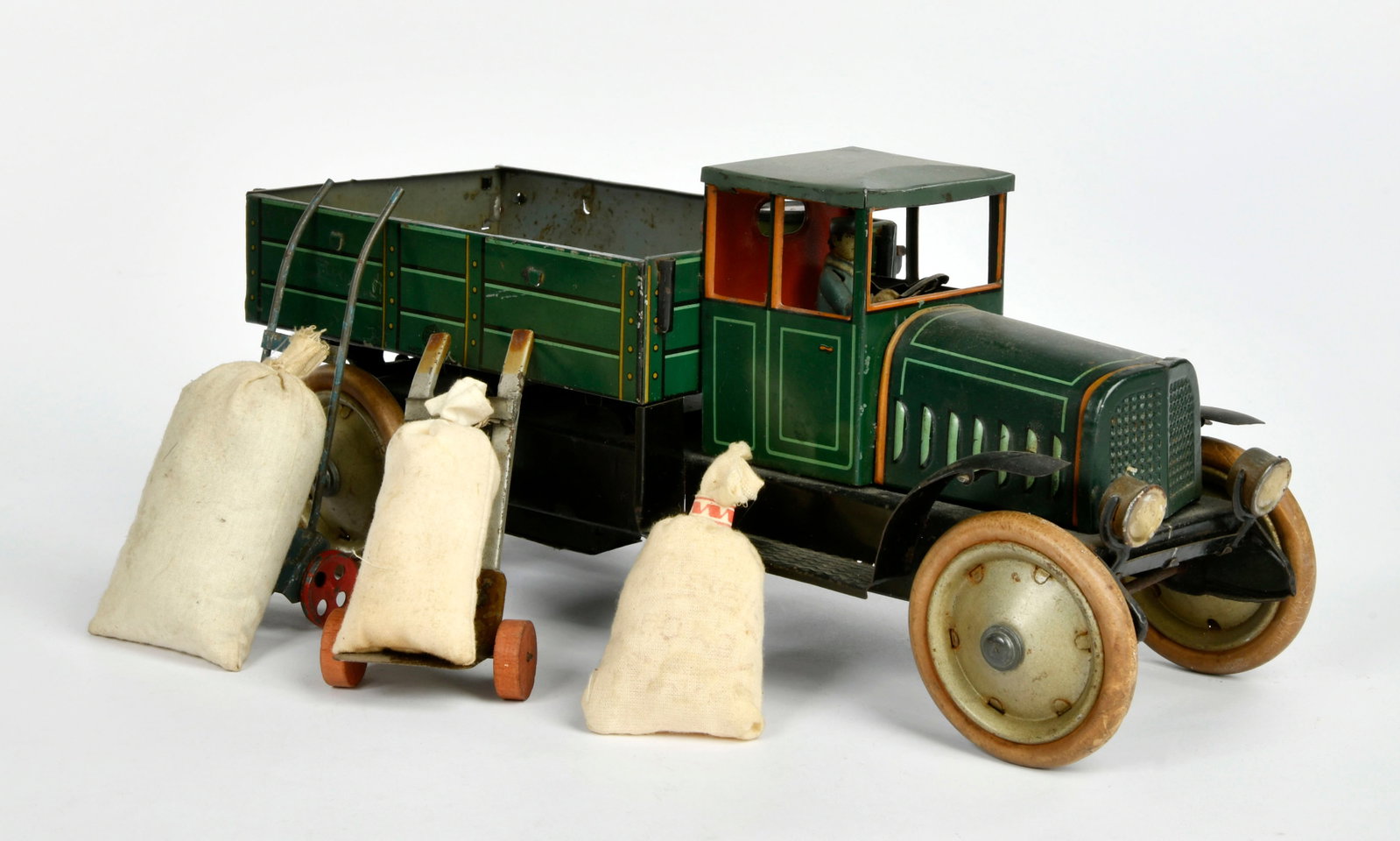 Distler, LKW: Distler, LKW, Germany VK, 33 cm, Blech, UW ok, LM, mit Ladegut