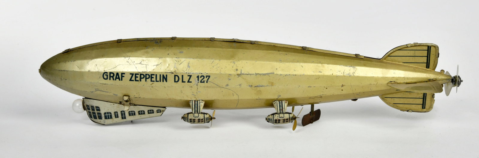 Tippco, Zeppelin DLZ 127: Tippco, Zeppelin DLZ 127, Germany VK, 43 cm, Blech, UW ok, LM, Seitenruder ersetzt, Z 3