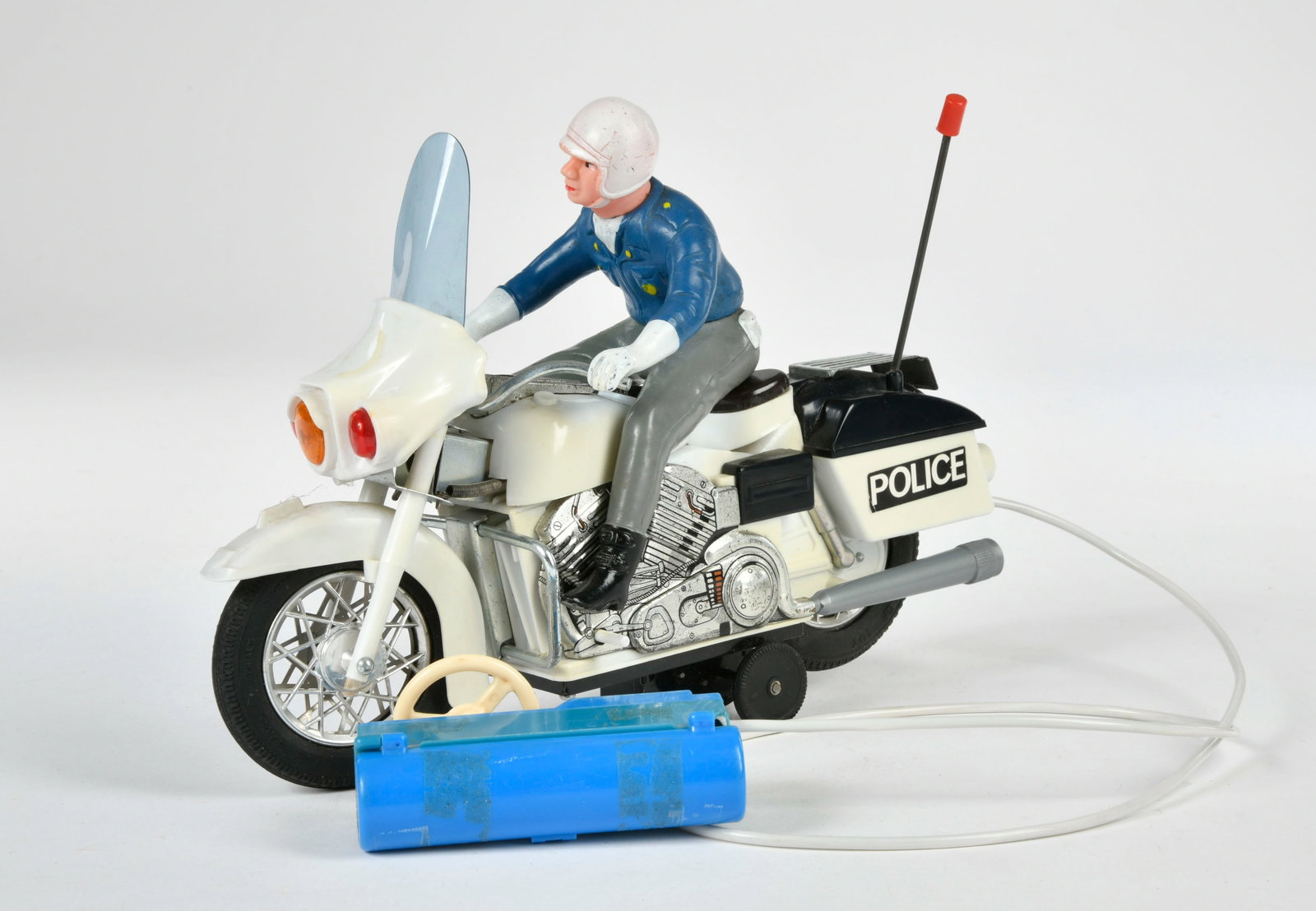 Police Motorcycle: Police Motorcycle, Japan, 30 cm, Kst, ungepruft, Z 2-3