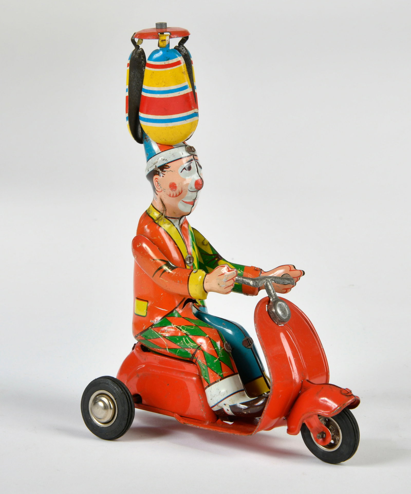 NBN, Clown auf Scooter: NBN, Clown auf Scooter, W.-Germany, 21 cm, UW ok, LM, Z 2-