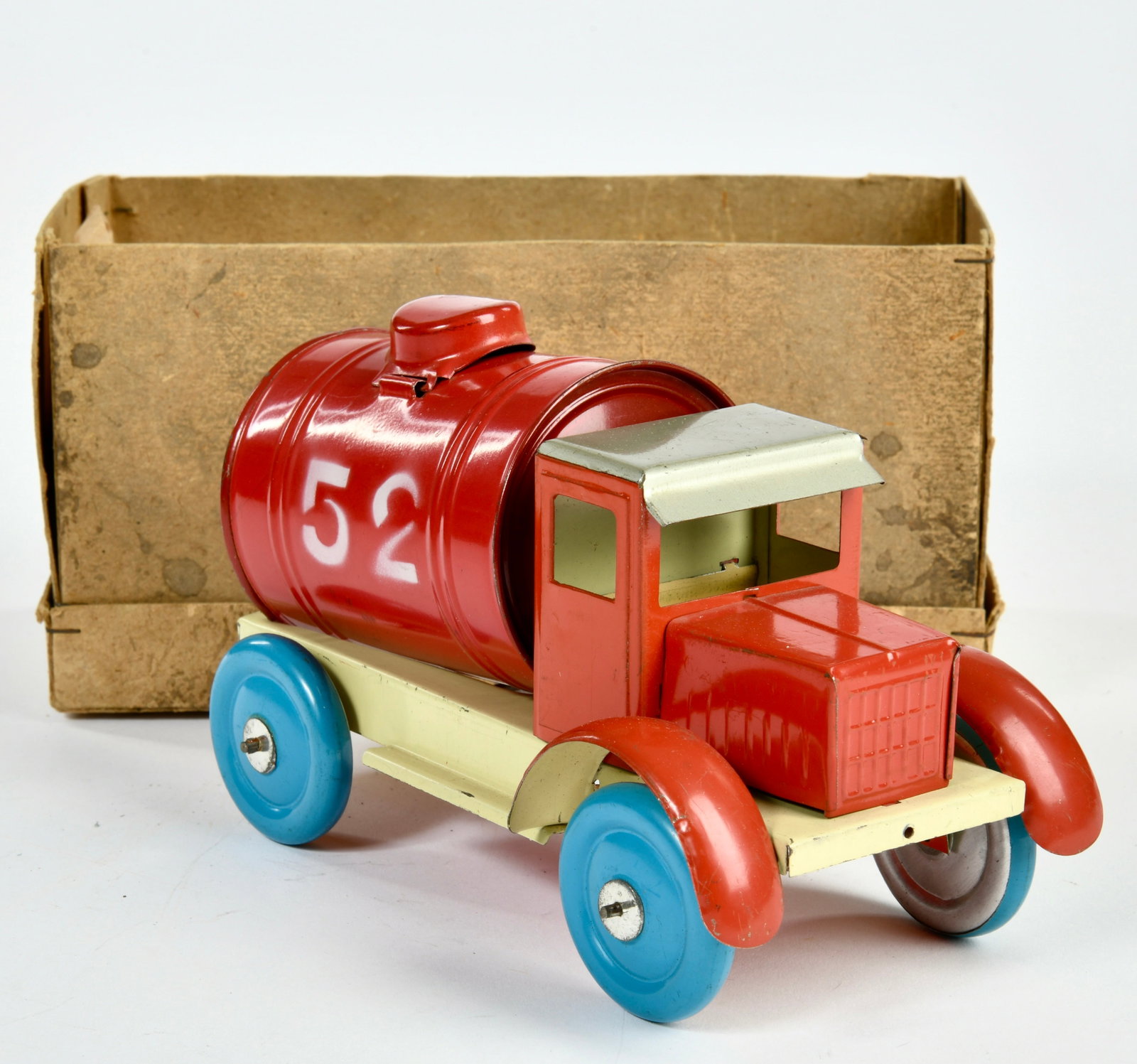 Goso, Wasserwagen: Goso, Wasserwagen, US Z.-Germany, 21 cm, Blech, Schiebemodell, Okt, Z 1-2
