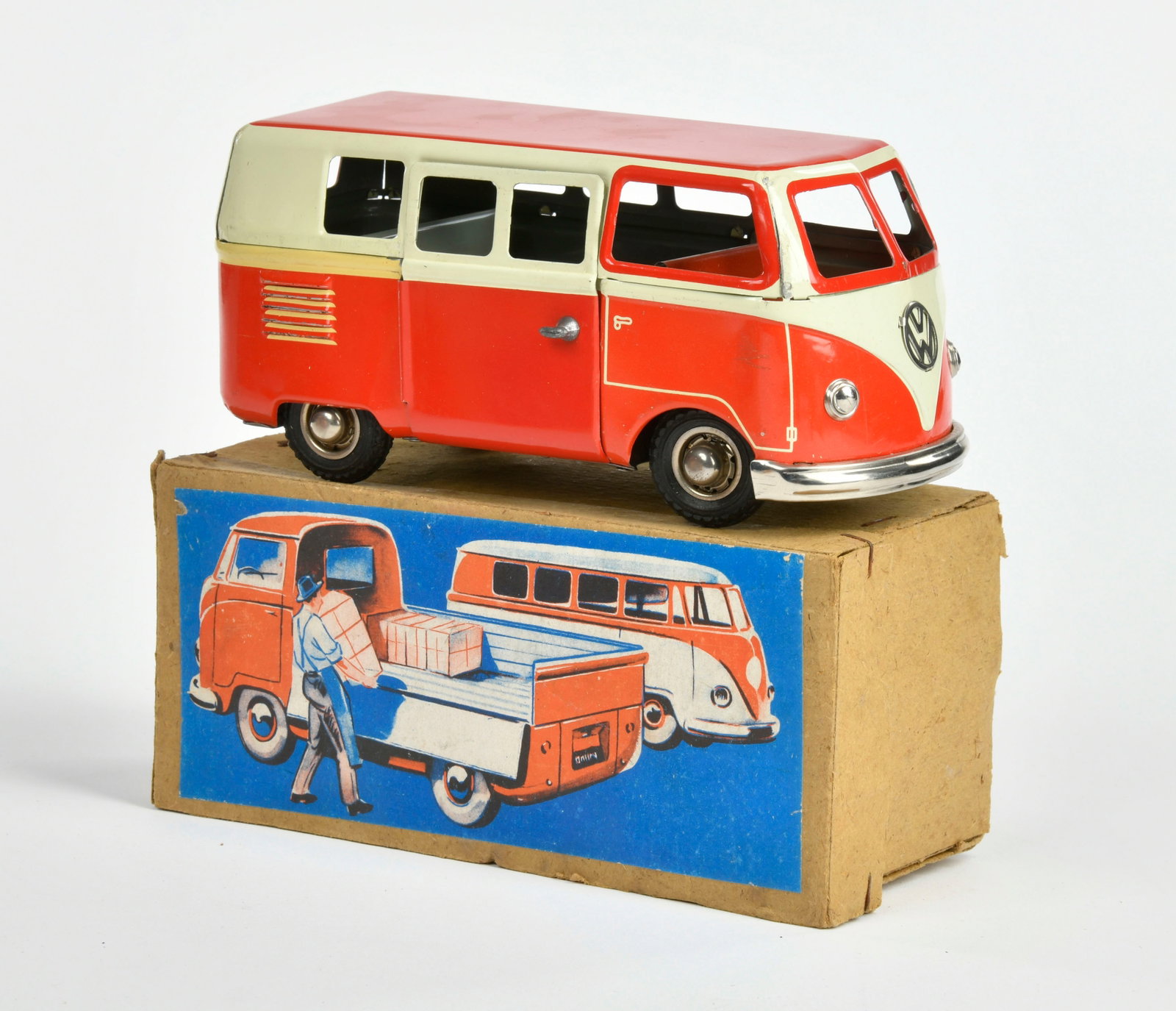 Goso, VW Bus: Goso, VW Bus, W.-Germany, 17,5 cm, Blech, UW ok, Okt Z 2, Z 1