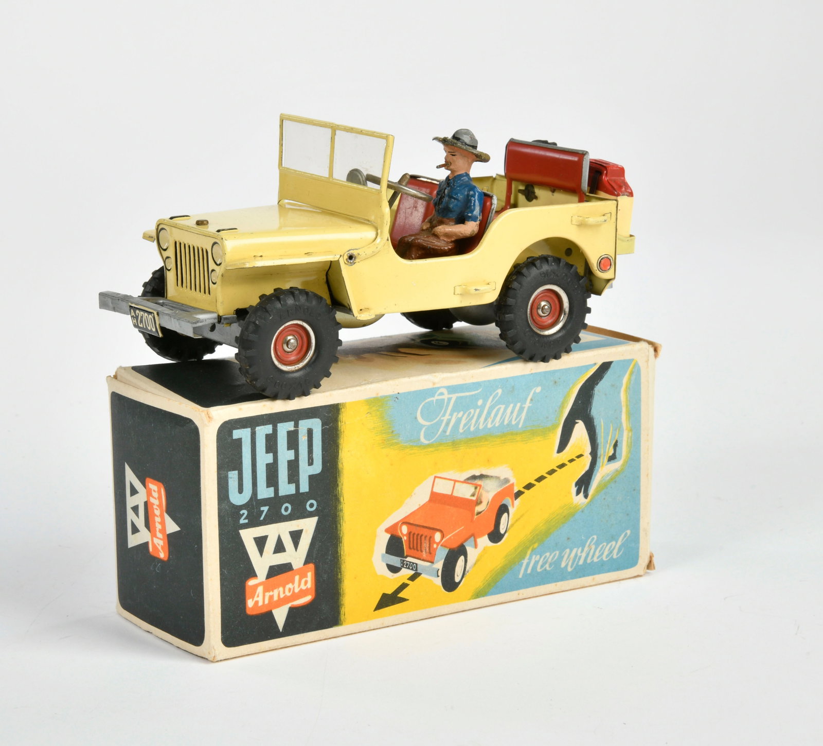 Arnold, Jeep 2700: Arnold, Jeep 2700, US.-Zone Germany, 17 cm, UW ok, min. LM, Okt, Z 1-2