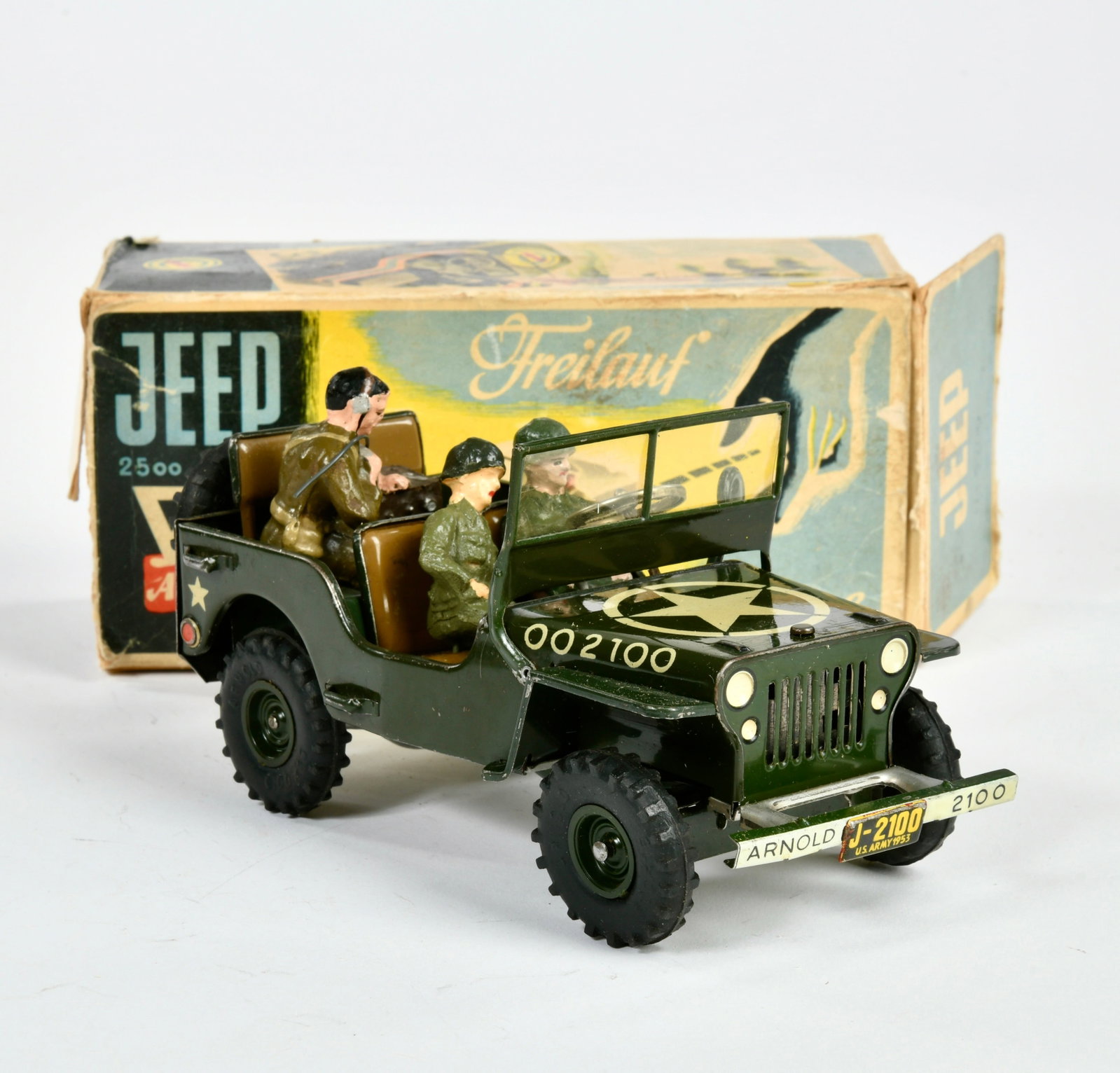 Arnold, Militar Jeep 2100: Arnold, Militar Jeep 2100, US Z. Germany, 17 cm, Blech, UW ok, Okt Z 2-3, Z 1-2