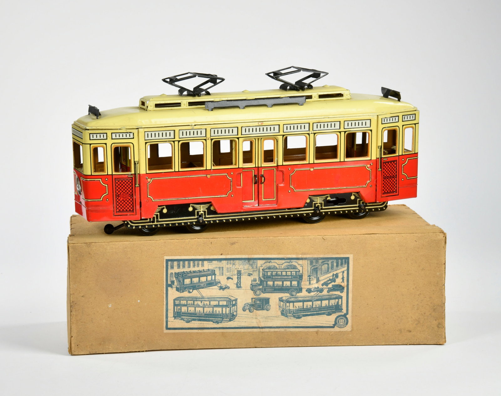Gunthermann, Strassenbahn: Gunthermann, Strassenbahn, Germany VK, 46 cm, Blech, UW ok, Okt, Z 1-