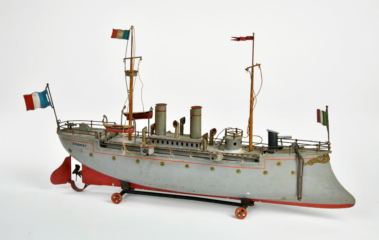 Bing, Kriegsschiff "Chanzy": Bing, Kriegsschiff "Chanzy", Germany VK, 55 cm, Echtdampfantrieb, altersbedingte LM