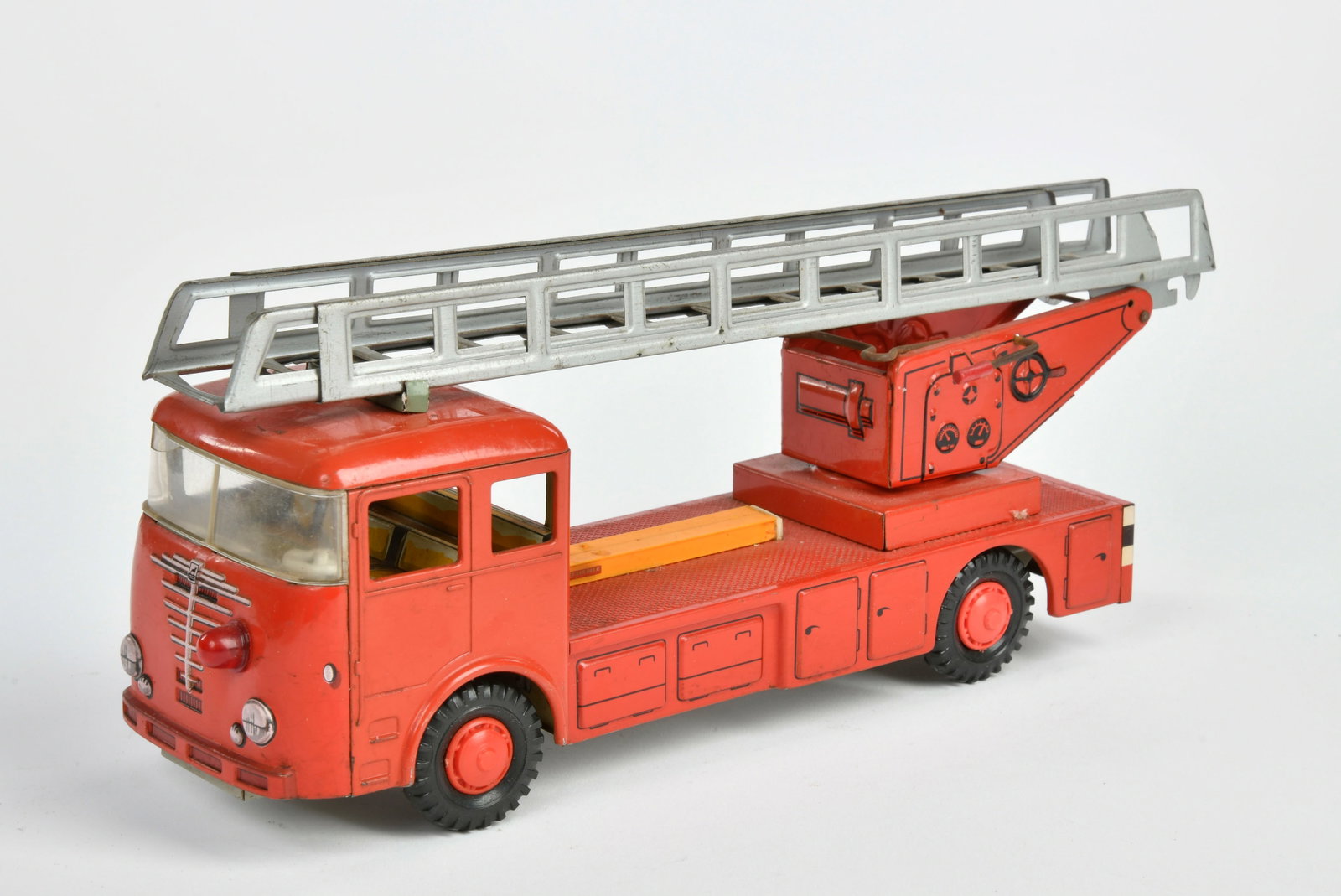 Tippco, Bussing Feuerwehr: Tippco, Bussing Feuerwehr, W.-Germany, 28 cm, Friktion ok, Z 2