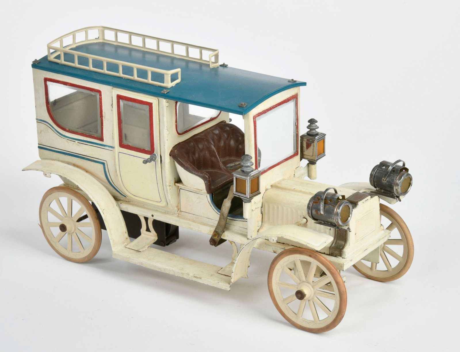 Carette, Limousine: Carette, Limousine, Germany VK, 32 cm, UW ok, Dach ersetzt, teilw. restauriert