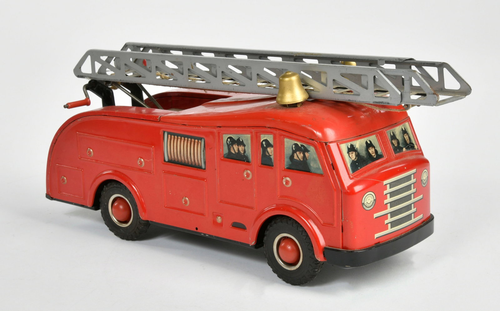 Arnold, Feuerwehr: Arnold, Feuerwehr, W.-Germany, 28 cm, Blech, Friktion ok, LM, Z 2