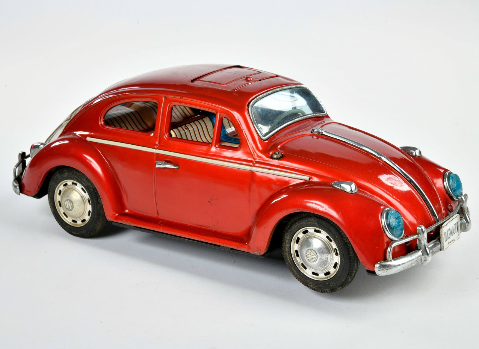 Bandai, Kingsize VW Kafer: Bandai, Kingsize VW Kafer, Japan, Blech, 37cm, Funktion nicht gepruft, Z 2