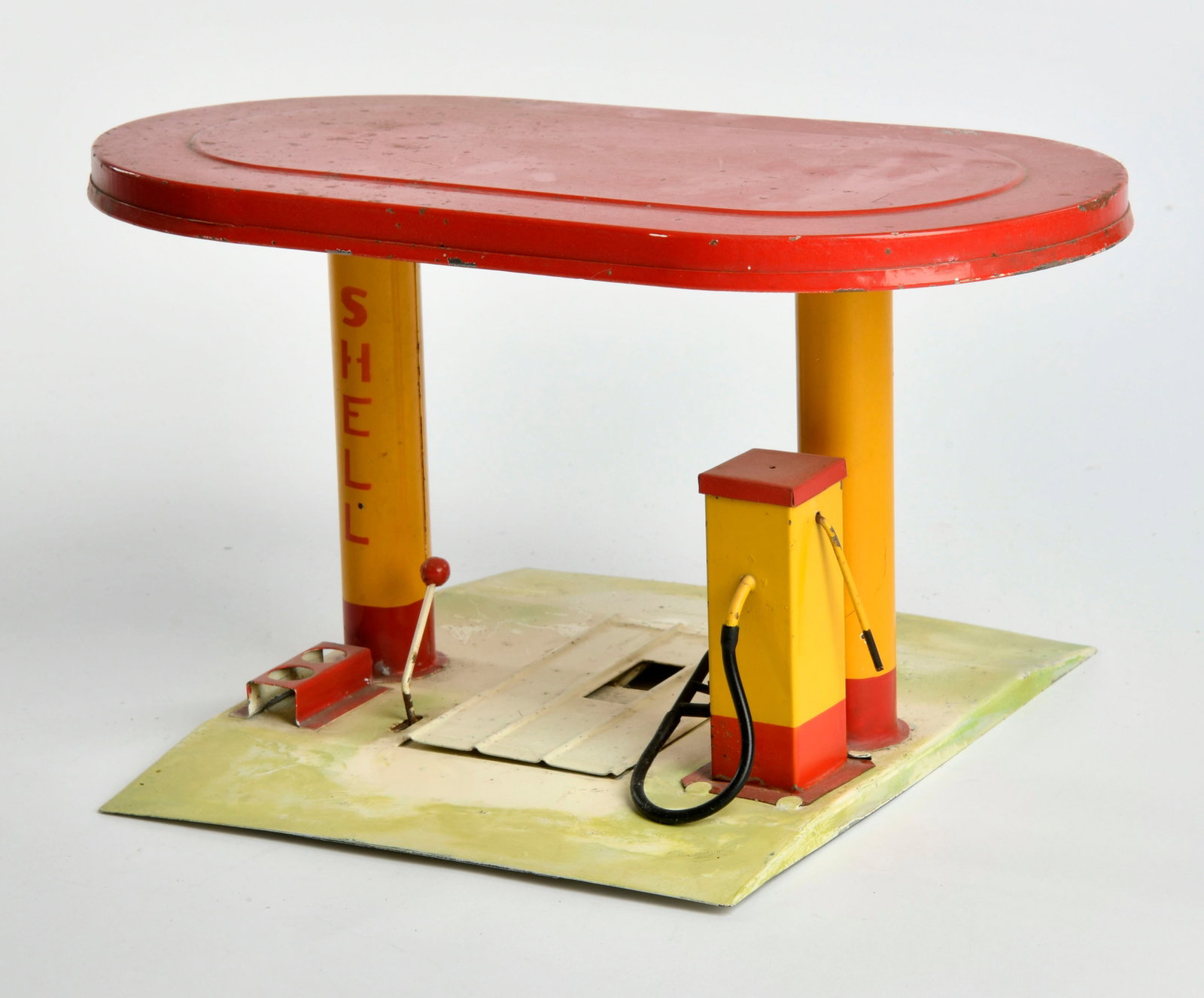 Kibri, Shell Tankstelle: Kibri, Shell Tankstelle, Germany, 29x22x19 cm, Blech, LM, Z 2