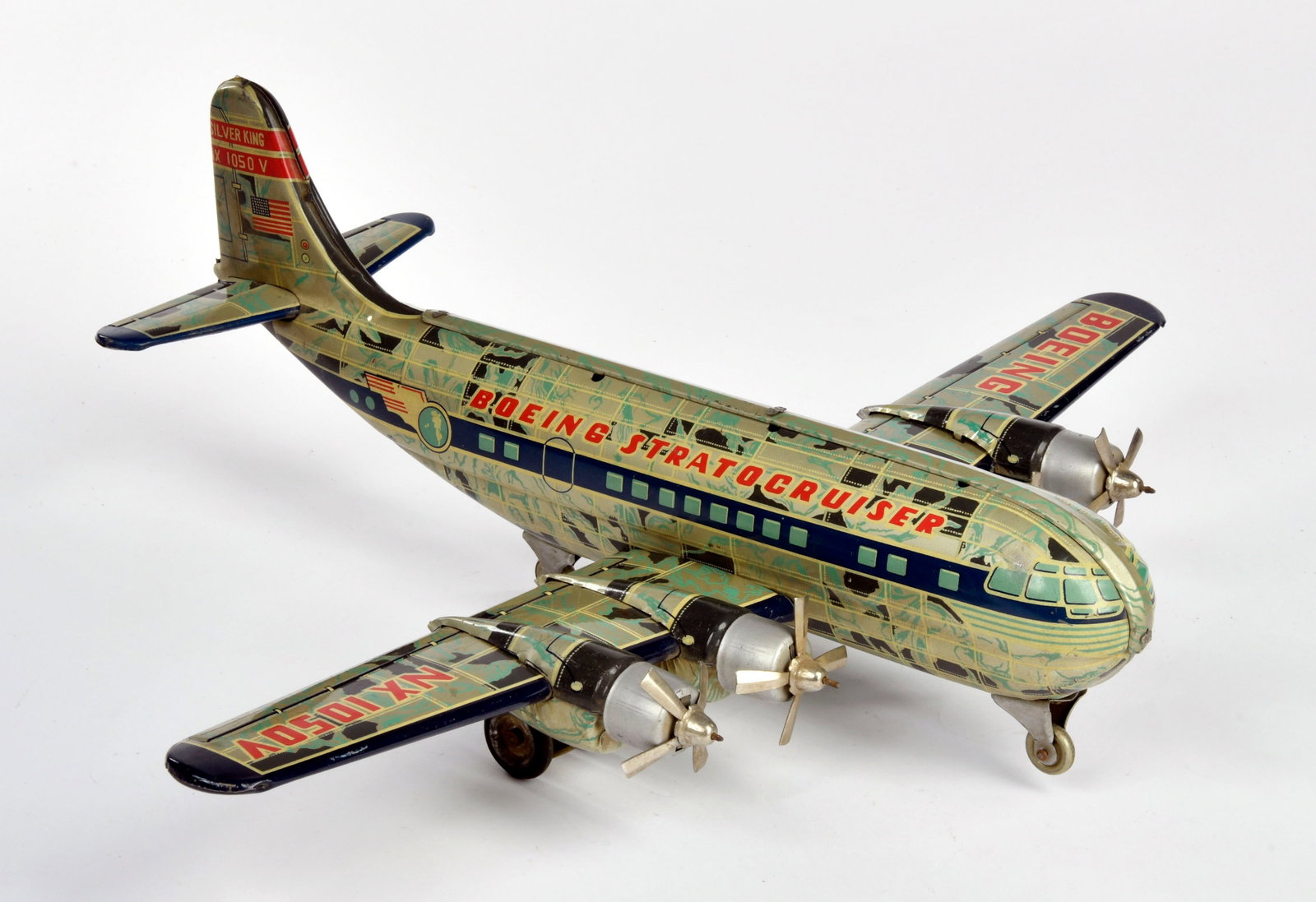 Boeing Strato Cruiser: Boeing Strato Cruiser, Japan, 53 cm, Blech, Friktion ok, LM, Z 2+
