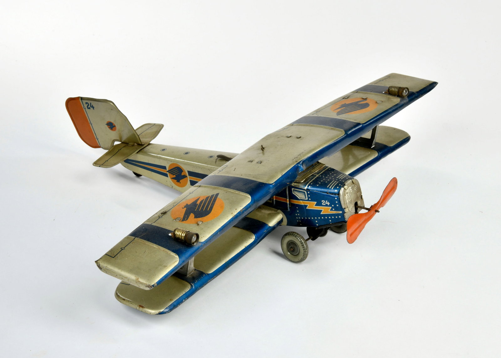 Doppeldecker Flugzeug: Doppeldecker Flugzeug, Germany VK, 43 cm, UW ok, LM, Z 2-3