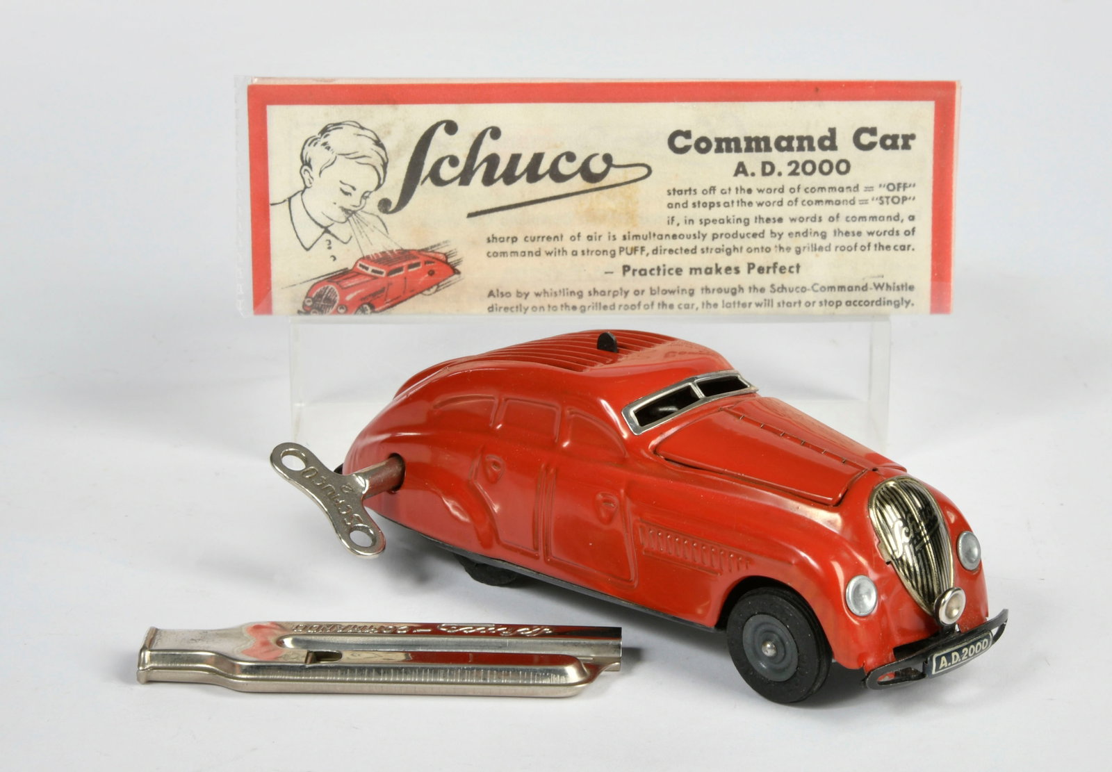 Schuco, Kommando Auto 2000: Schuco, Kommando Auto 2000, Germany VK, UW ok, Bodenplatte min. ausgebessert, Z 1-2