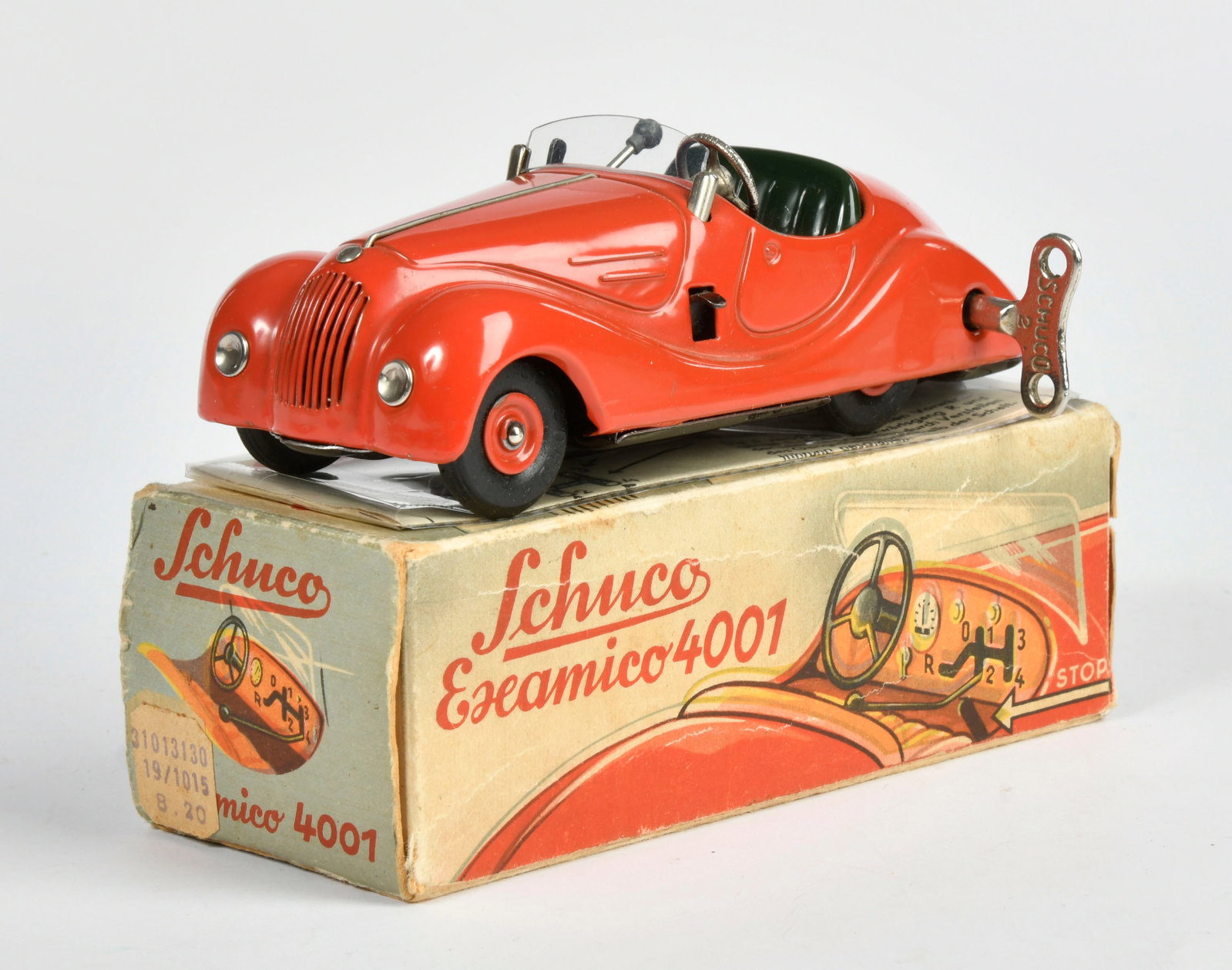 Schuco, Examico 4001: Schuco, Examico 4001, US Z.-Germany, 14,5 cm, Okt Z 2, mit Schlussel + Anleitung, min. ausgebessert, Z 2