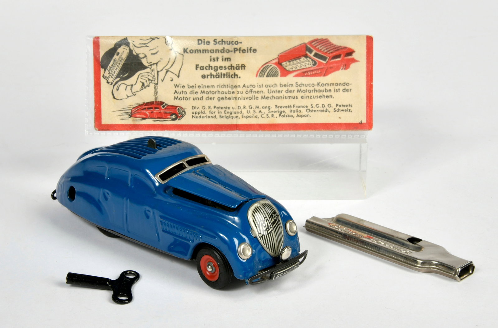 Schuco, Kommando Auto 2000: Schuco, Kommando Auto 2000, Germany VK, UW ok, mit Anleitung und Schlussel, Z 1-2