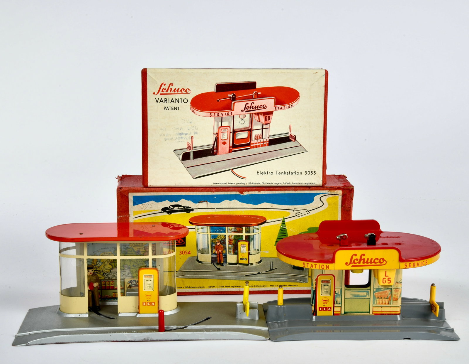 Schuco, Varianto Tankstation 3055 & Tankstelle 3054 (1 of 1)